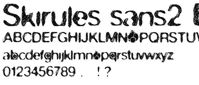 skirules-Sans2 Expanded Medium font